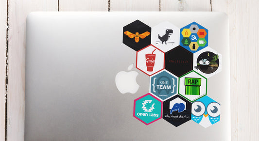 Square stickers